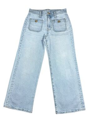 J. Crew Slim Wide-Leg Sailor Jeans, 25P.